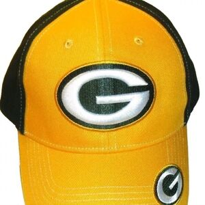 Green Bay Packers G Logo Mens Adjustable Strapback hat New Nfl Logo on Bill